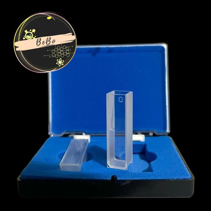 Kuvet Kuarsa / Cuvete Quartz Spektrofotometer UV VIS 10mm