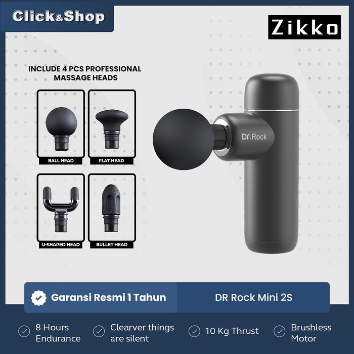 ZIKKO Dr.Rock Mini 2s Pocket Massage Gun -Alat Pijat Elektrik
