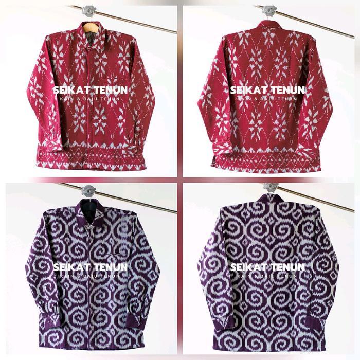 KEMEJA TENUN BLANKET PREMIUM - KEMEJA TENUN JEPARA - KEMEJA PRIA ETHNIC