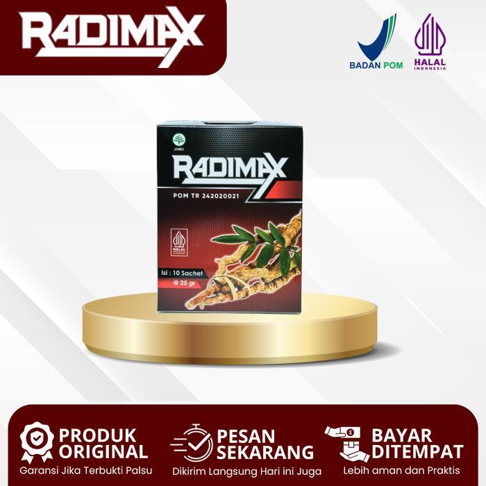 KOPI RADIMAX ORIGINAL - 1 Box Isi 10 Sachet Sudah Bersertifikasi BPOM dan Halal MUI