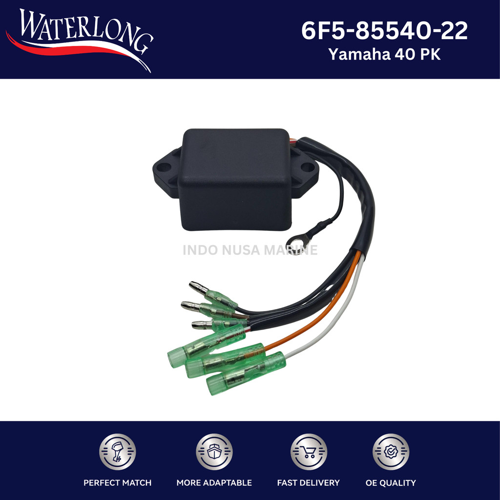 6F5-85540-22 CDI YAMAHA 40PK SPAREPART OUTBOARD / SUKU CADANG MESIN TEMPEL WATERLONG