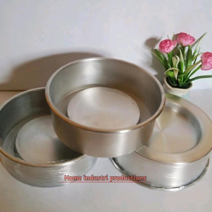 Loyang puding kolam ikan press tinggi 7 cm / loyang bulat cekung / loyang piscina
