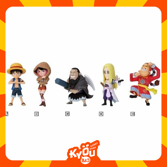 [Set of 5] One Piece WCF World Collectable Figure Sabaody Archipelago Worst Generation Vol. 1 - Luff