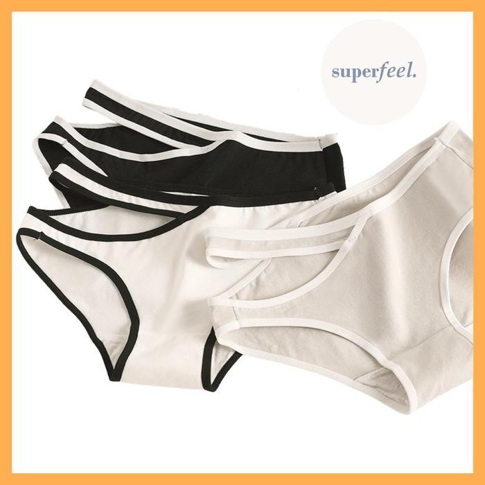 SFL CELANA DALAM WANITA LUCU MODEL TALI SAMPING BOLONG BAHAN COTTON ANTI GATAL KEPUTIHAN KATUN CD