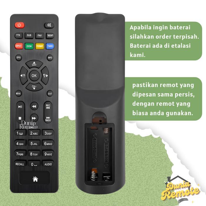 N3W Remot Remote Stb PENGGANTI Matrix Apple Merah / GOLDSAT REVO -ERZA RC-120 GENESIS / TANAKA BODI