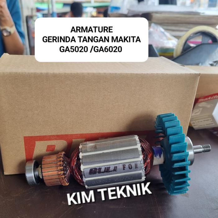 Armature Makita Ga5020 Angker Rotor Untuk Gerinda Tangan Makita Ga5020 Bull