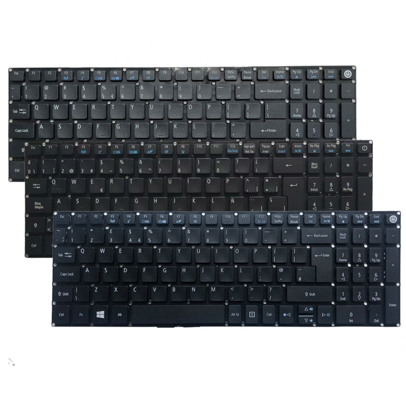 FLASH SALE    Russian/US/UK/Spanish/Latin/French laptop keyboard FOR Acer Aspire 3 A315-21 A315-41 A