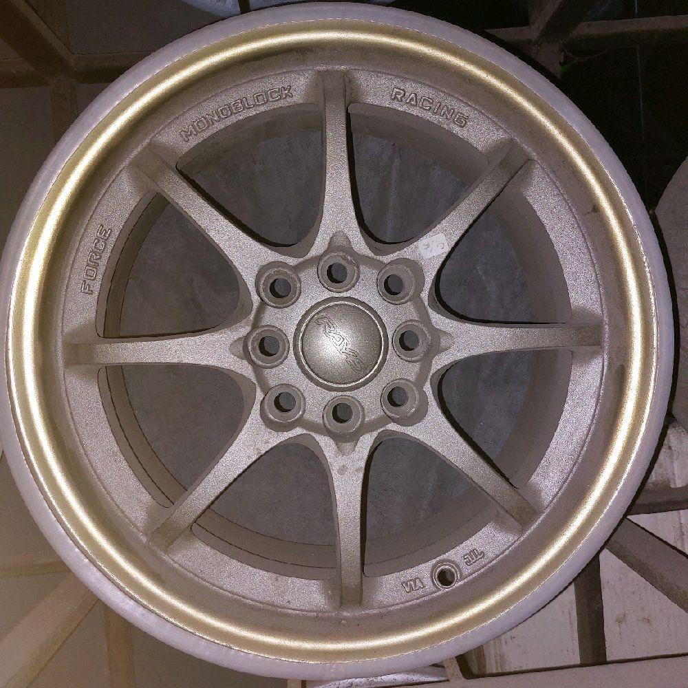 Velg Mobil Racing CE28 G15 Ring 15 Warna Sand Bronze Machine Lip ET 37