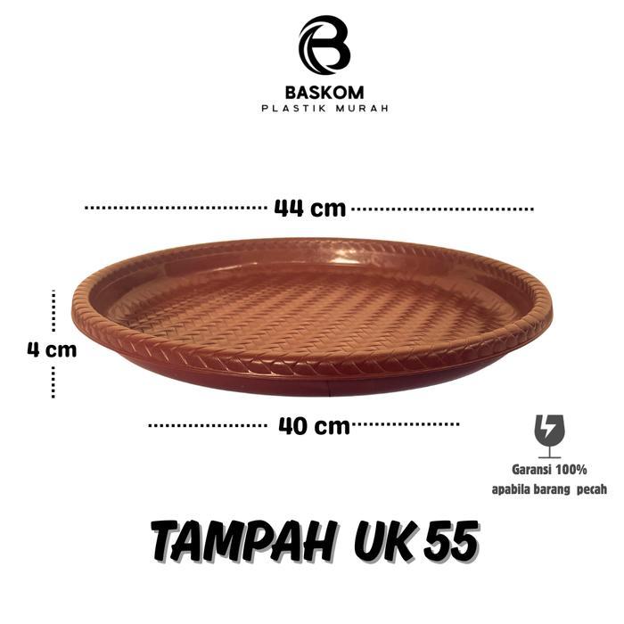 (3 PCS) TAMPAH PLASTIK JUMBO UK 55 / NAMPAN PLASTIK / NAMPAN JUMBO / NAMPAN BULAT/ NAMPAN PLASTIK