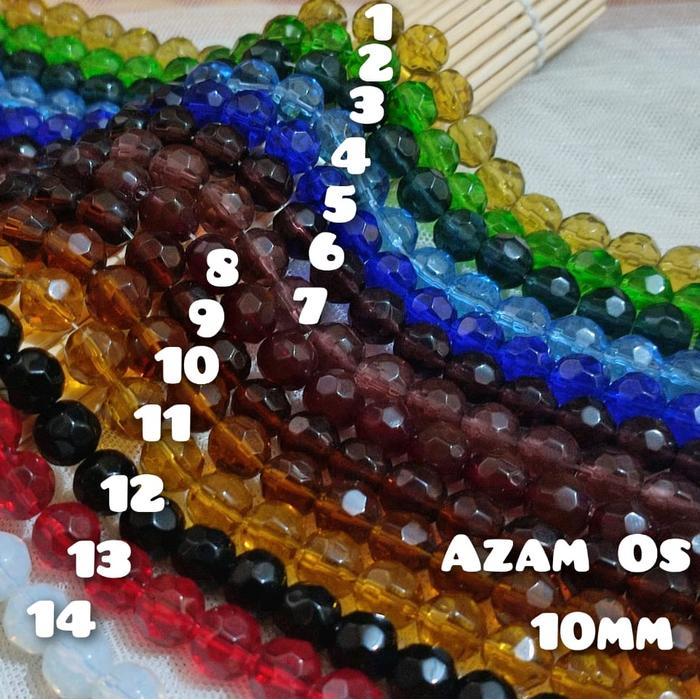 Kristal cina 10mm/renteng