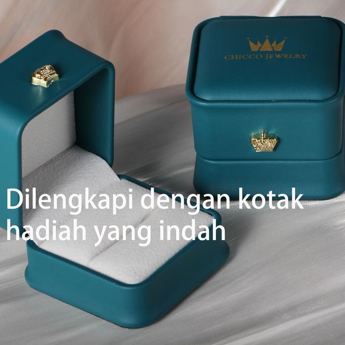 CHICCO JEWELRY Cincin Paket couple Ring Dilengkapi dengan kotak hadiah yang indah pasangan cincin