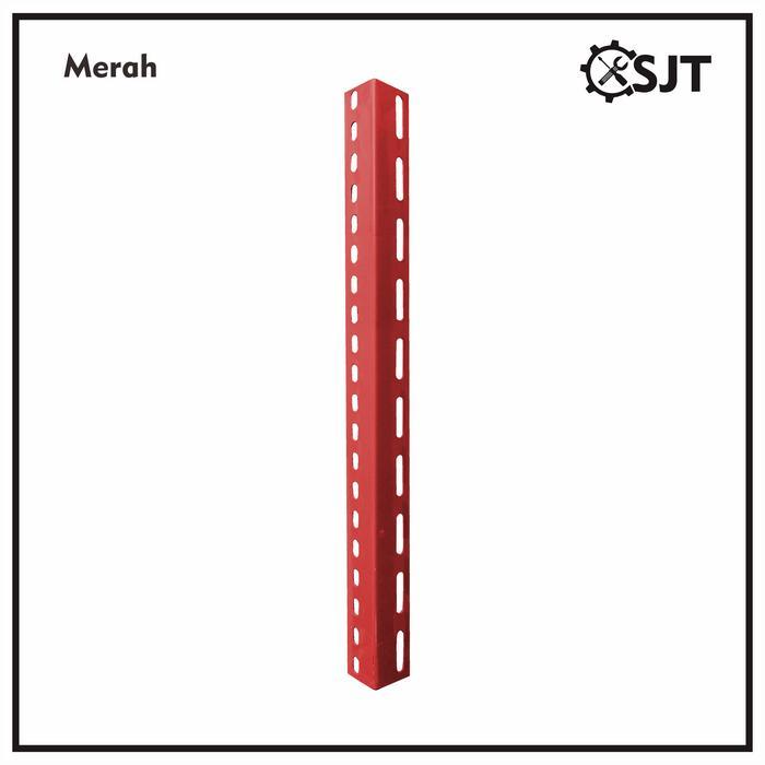 "New" SJT - Rak Besi Siku Lubang Serbaguna 50 Cm