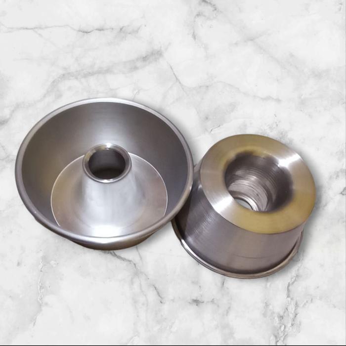 Loyang Kue Bolu /Loyang Pulde Besar / Loyang Tulban Tinggi / Loyang Bulat Marmer Cake Press Tanpa