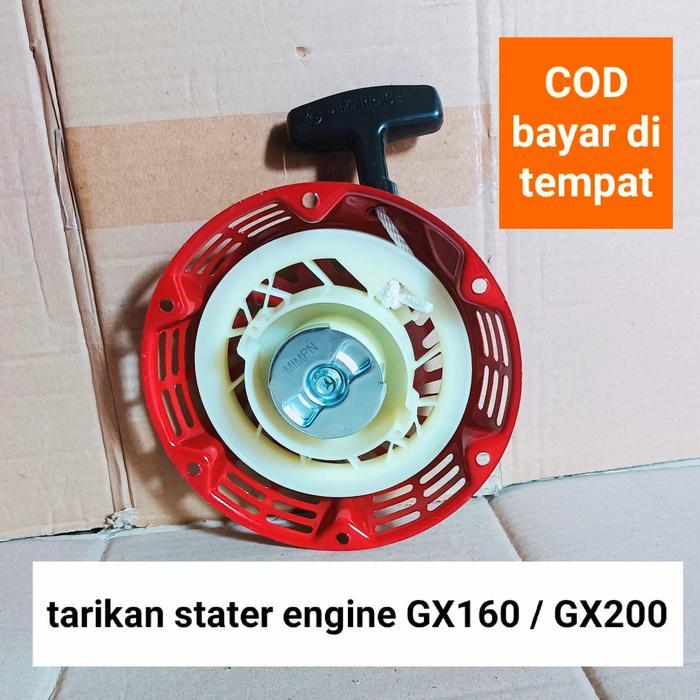 Cuci Gudang Tarikan Stater Gx 160 - Gx 200 / Recoil Starter Mesin Penggerak Engine