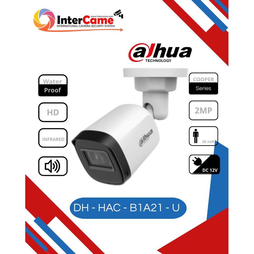 DAHUA Outdoor kamera Analog DH-HAC_B1A21-U outdoor cctv 2mp/1080p Dahua Teknologi Garansi 2TH