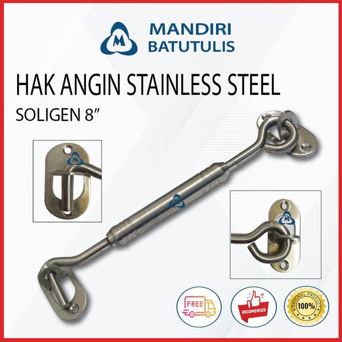 Hak Angin Jendela 8" SOLIGEN / Window Hook 20cm / Cantolan Jendela .