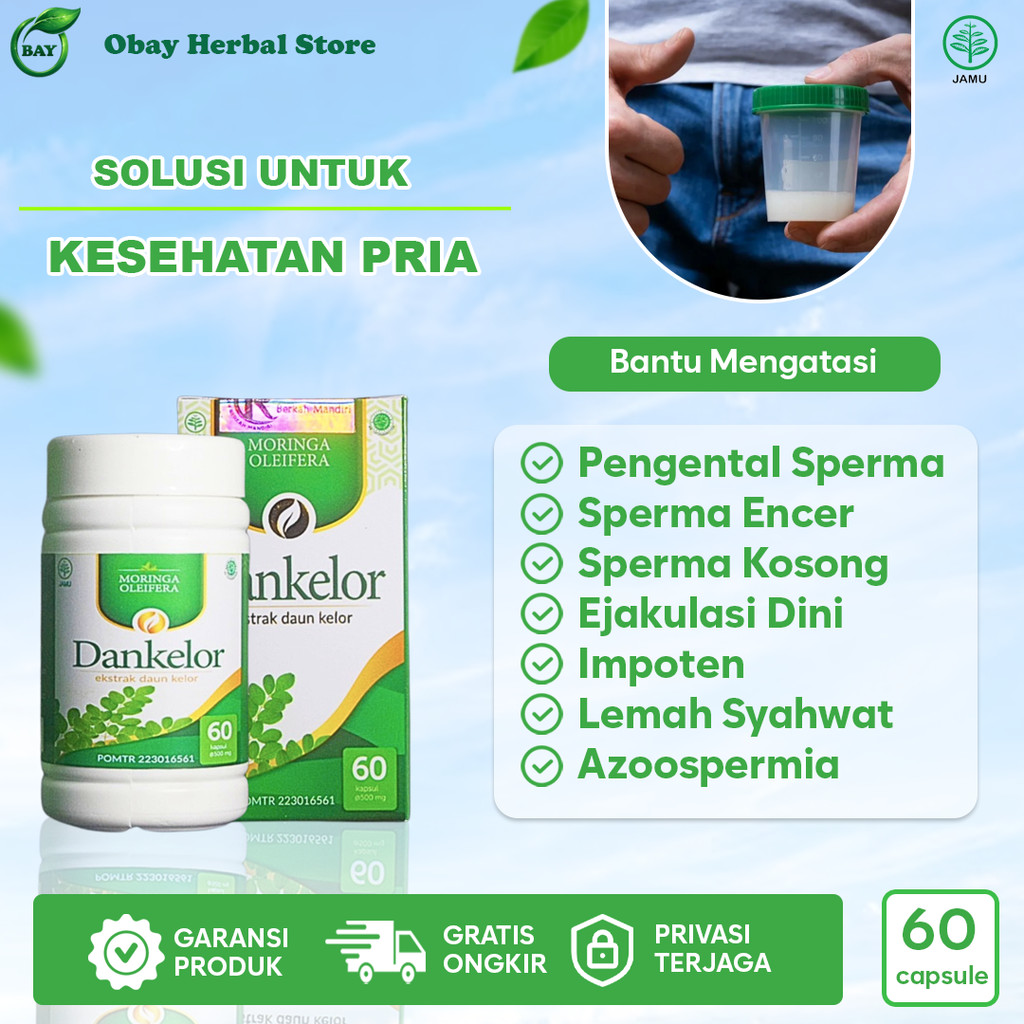 Obat Pengental Sperma pria alami untuk meningkatkan kualitas dan kekentalan sperma Dankelor