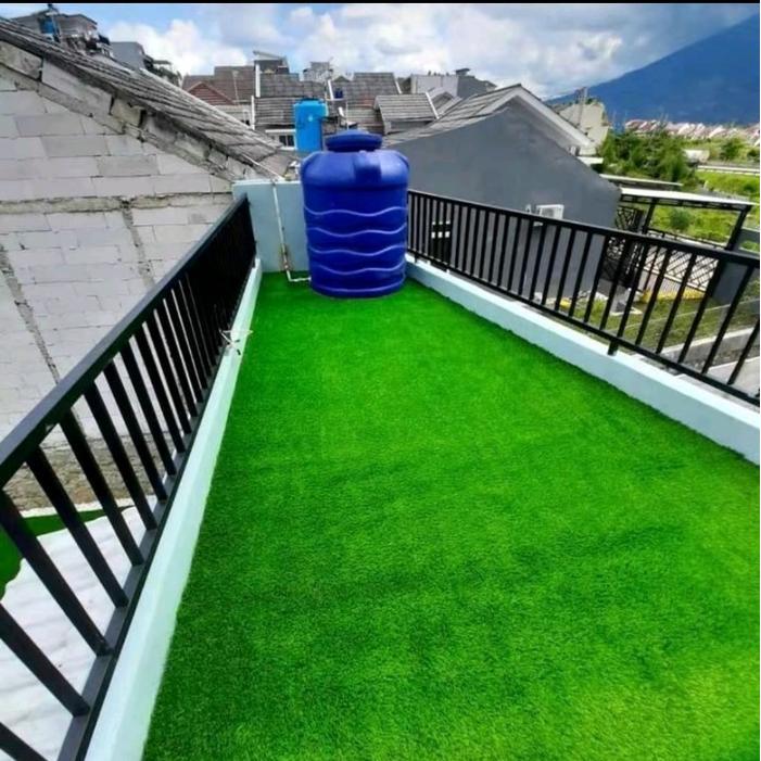rumput sintetis tebal 3cm 2meter x 50cm rumput sintetis harga terjangkau /rumput sintetis meteran
