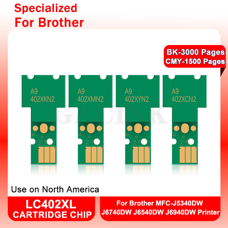 Stable Chip For Brother LC402XL LC402 For Brother MFC-J5340DW MFC-J6540DW MFC-J6740DW MFC-J6940DW