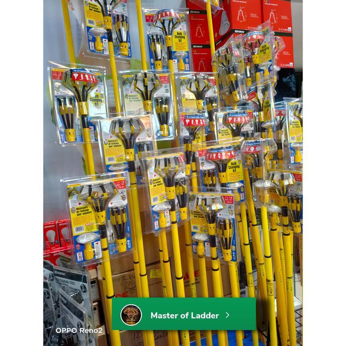 Terlaris Bayco Tongkat Pengganti Lampu 3.6 Meter/Stick Bohlam Lampu