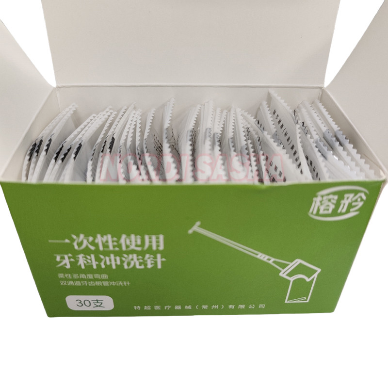30Pcs/Box Dental Endodontic Endo Irrigation Needle Tip Disposable Root Canal Syringe Tips Irrigation