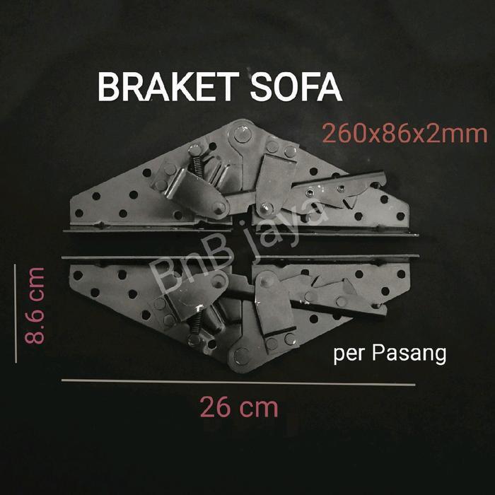 Sale Braket Sofa Bed Hitam Per Pasang