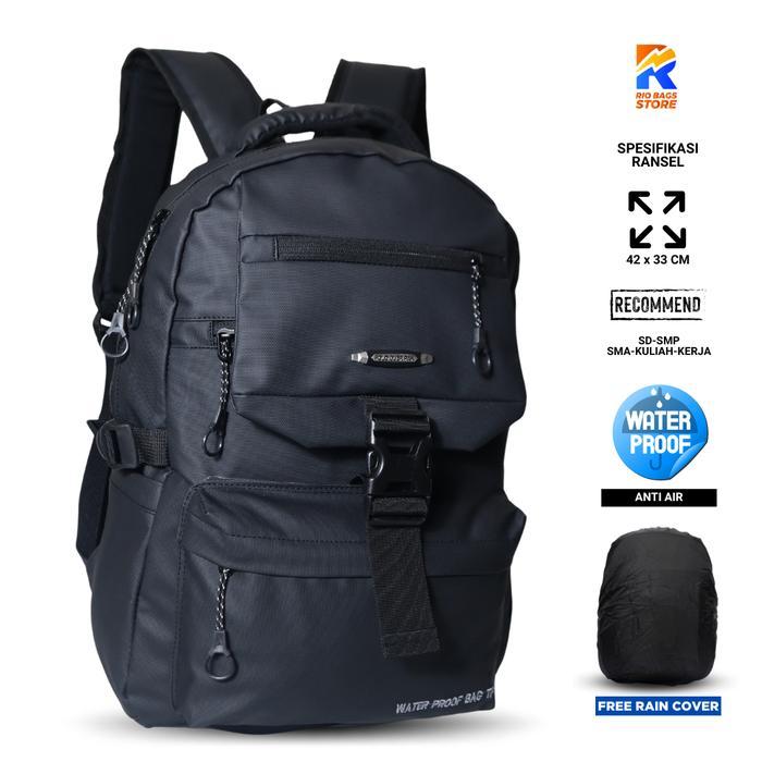 TAS RANSEL POLO SMP-SMA-KULIAH-KERJA / TAS RANSEL POLO ANTI AIR UNISEX RANSEL KULIAH