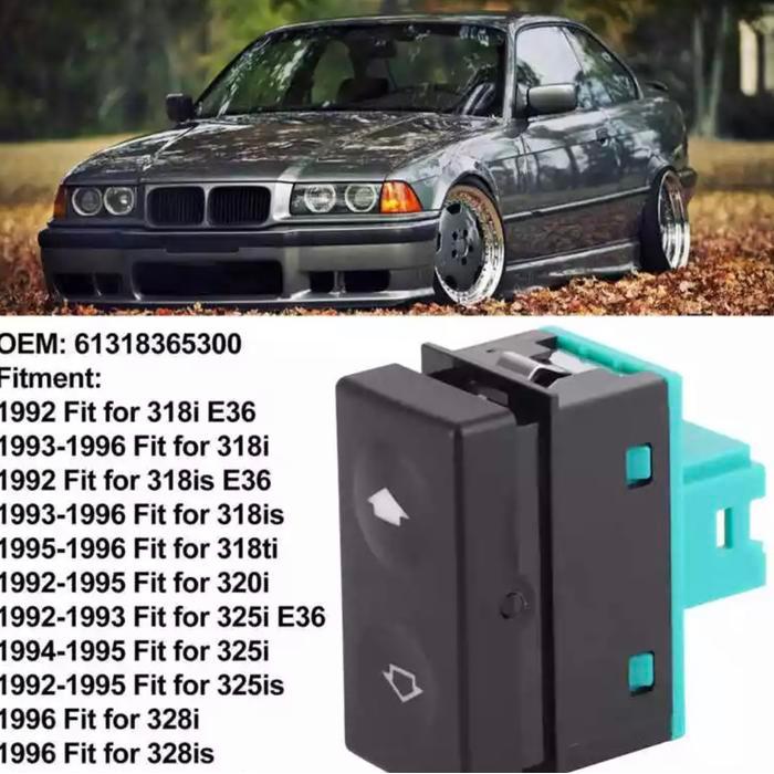 Switch Saklar Power Window Bmw E36