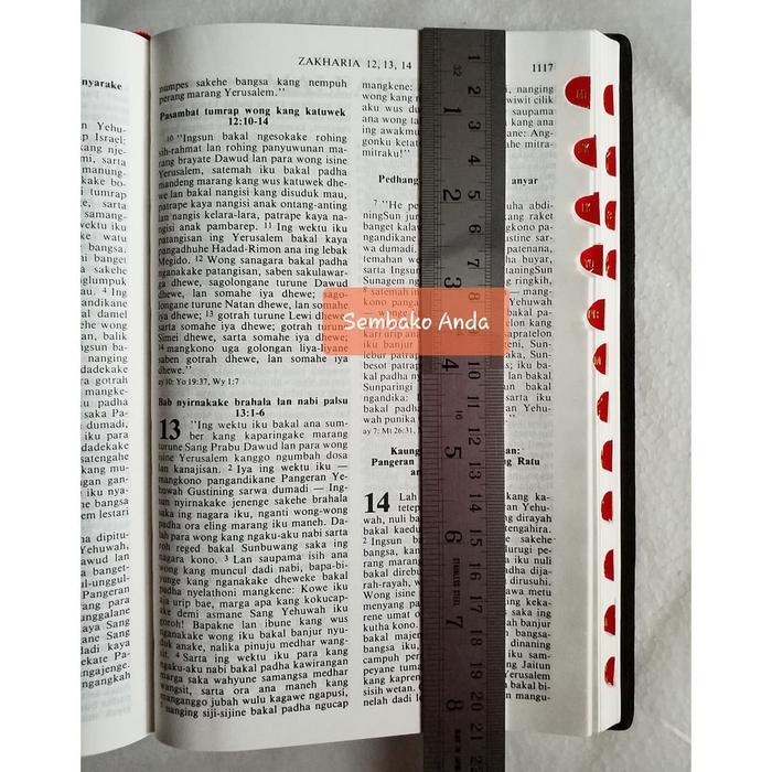 Kitab Suci. Alkitab Kristen Bahasa Jawa. Ukuran Besar. Fjawav 062 Ti. Lai. Bahasa Daerah Terpercaya