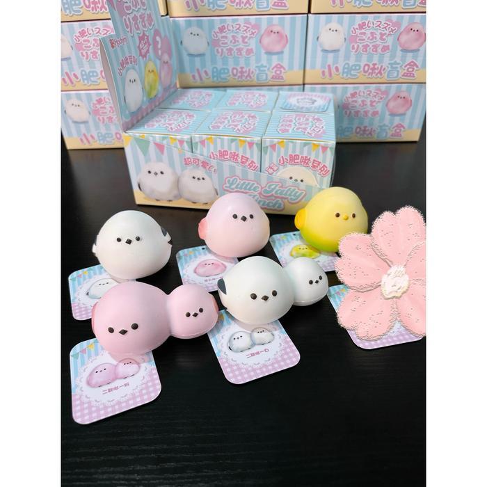 1pcs Random (No Set) Squishy Hachimi Healing Bird Blind Box Shima Enaga Snow Hokkaido Bird Super