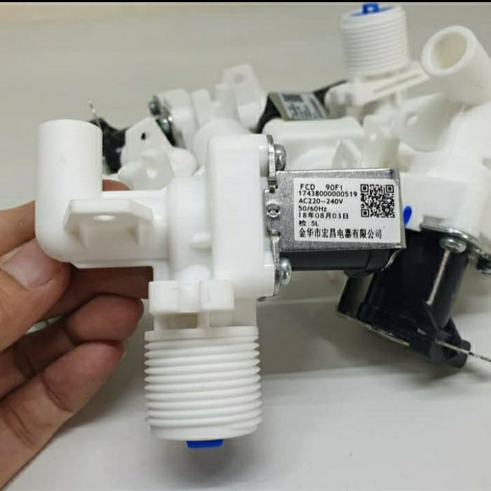 "New" WATER INLET VALVE SOLENOID MESIN CUCI LG SHARP SANYO AQUA