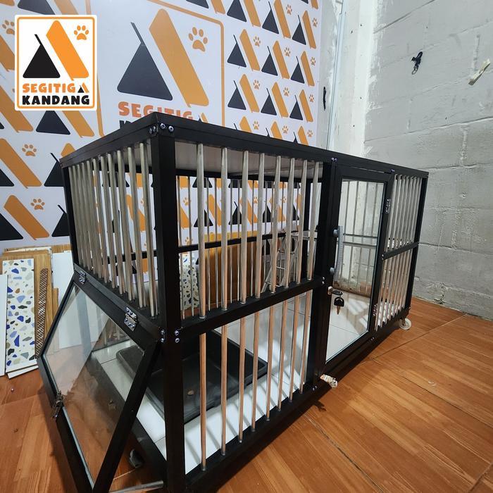 Kandang Kucing Aluminium 1 Pintu XL