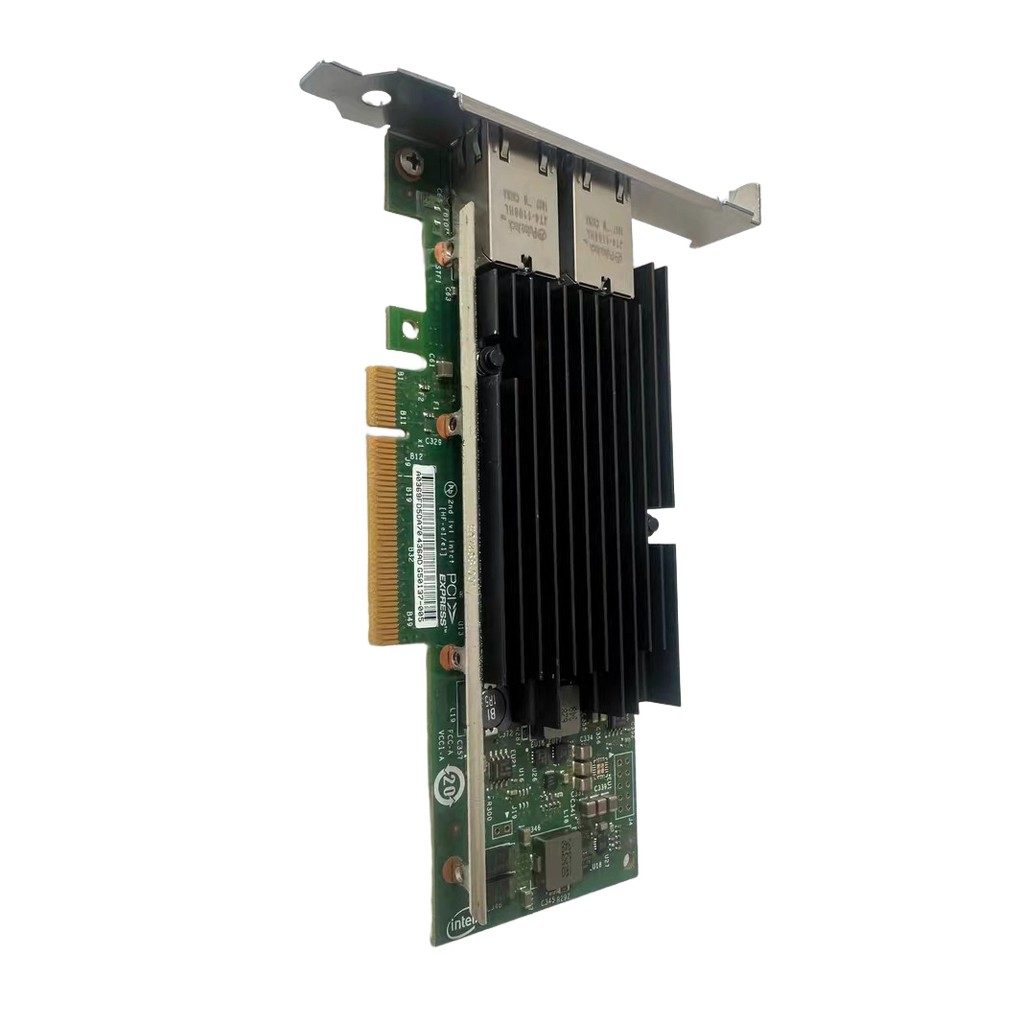 Original Intel X540-T2 PCIe x8 Dual RJ45 10Gbps Port Ethernet Network Card X540T2G1P5 for Server Nas