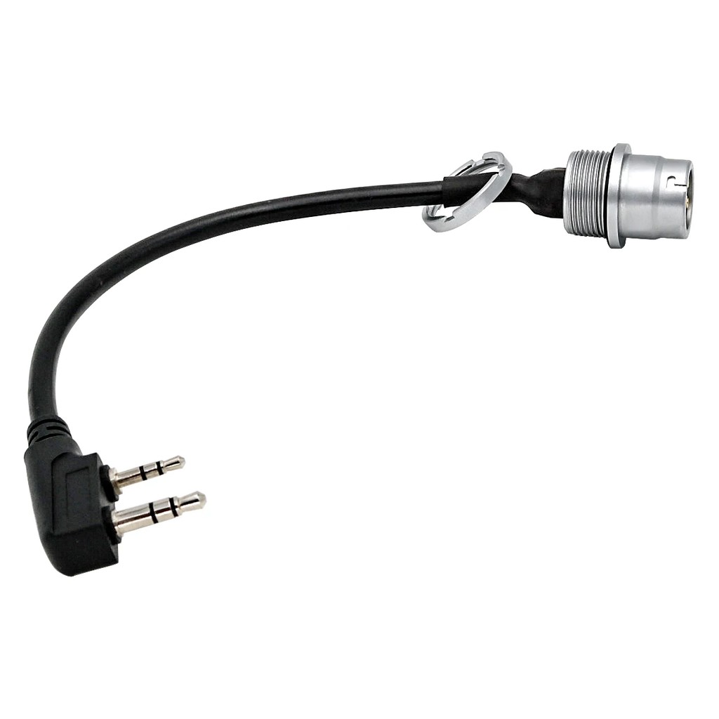 U-283/U 6 Pin Plug Turn to Kenwod Socket Adapter for AN/PRC 152 / PRC 148 Harris Dummy Radio Case