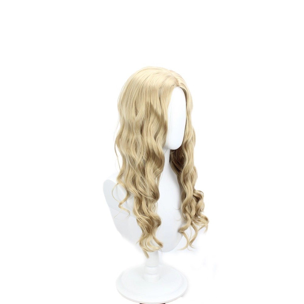 CASTLEVANIA ALUCARD BLONDE LONG WAVY COSPLAY WIG ANIME HAIR