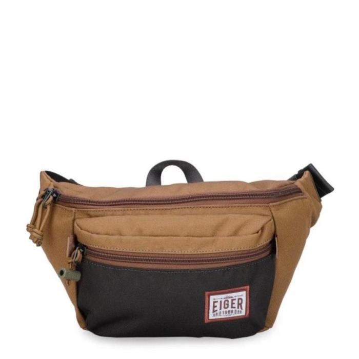 Tas Selempang Eiger 910007393/910004598 Brown Router Waist Bag 2L Original