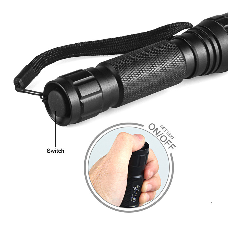 UltraFire WF-501B XM-L T6 L2 V6 Tactical Flashlight Powerful Waterproof Lantern Outdoor Camping Ligh