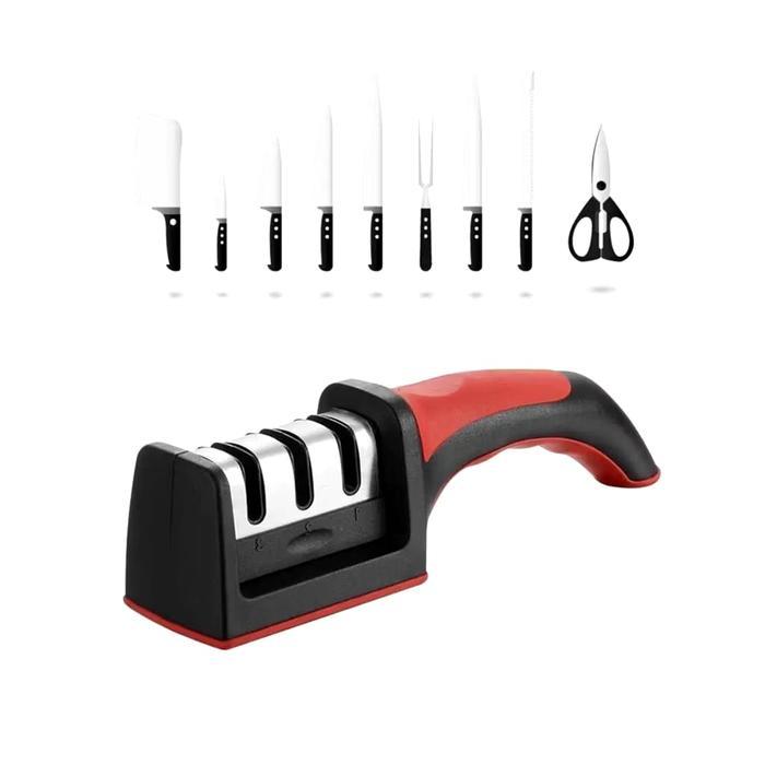 (Rdm) Pengasah Pisau Knife Asah Tajam Gunting Dapur Benda Tumpul Stainless / Asahan Pisau Terbaik