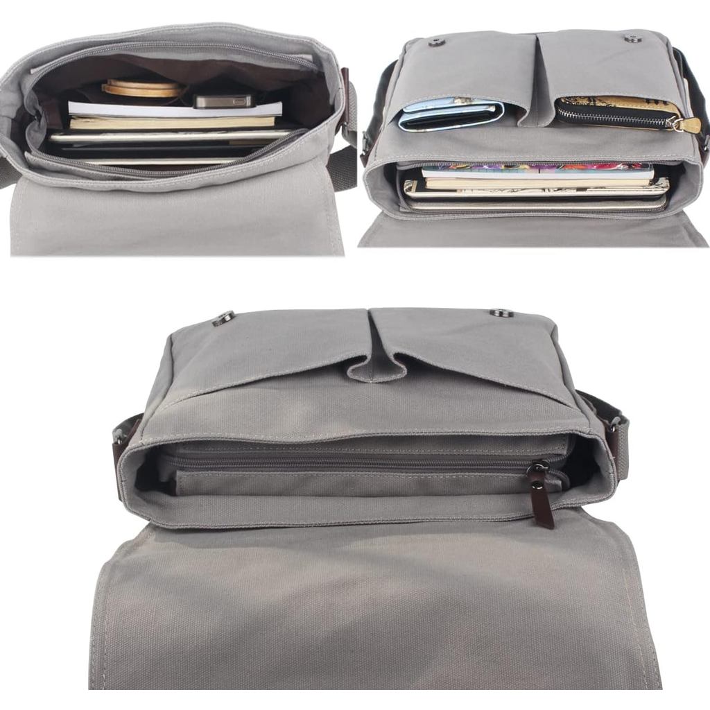 Canvas Cute Cat Kitty Messenger Bag Girls Crossbody Bag Shoulder Bag Cute Satchel School Bag