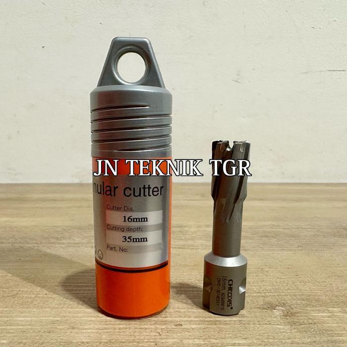 Mata Bor Magnet Jet Broach 16Mm Tct Cutter Mata Bor Jetbroach 16Mm