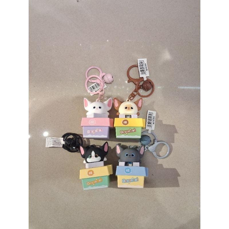 Gantungan Kunci Kucing Berbunyi Tipe Tekan