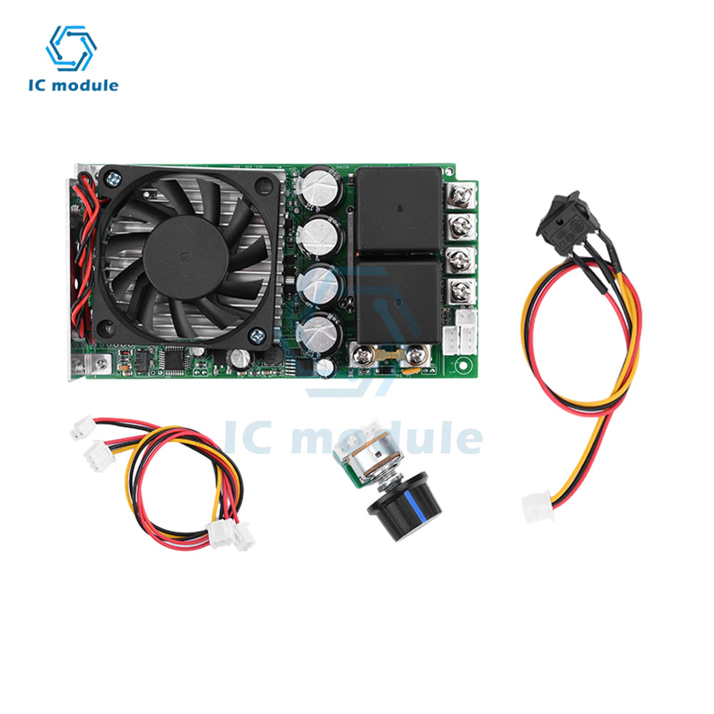 JUAL  DC10-50V 100A 3000W PWM DC Brush Motor Speed Controller Programmable PLC Controlled Module XUF