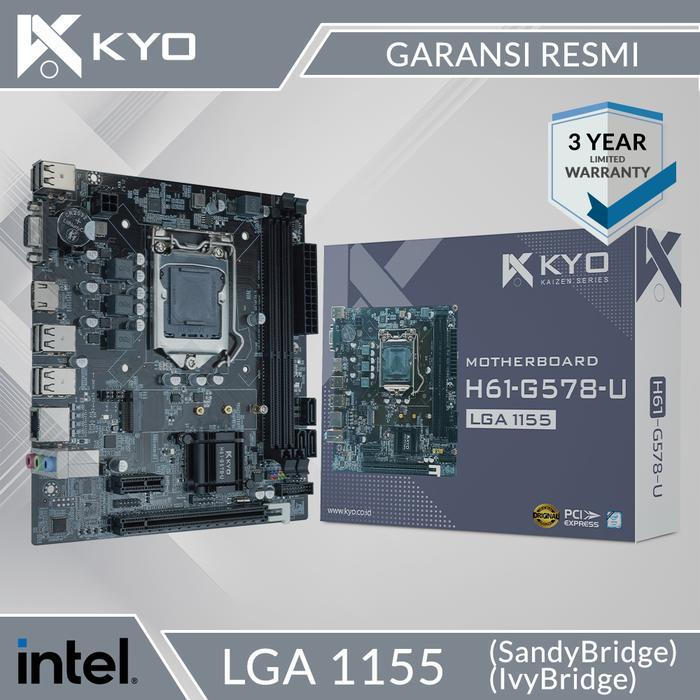 Motherboard KAIZEN H61 LGA 1155 DDR3 H61 Mainboard Mobo H61