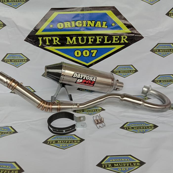 Knalpot Klx 150 Crf 150 Dtracker 150 Daytona Titan Fullsystem