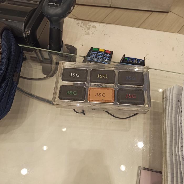 New Emboss Grafir Tas Tumi Patch Monogram