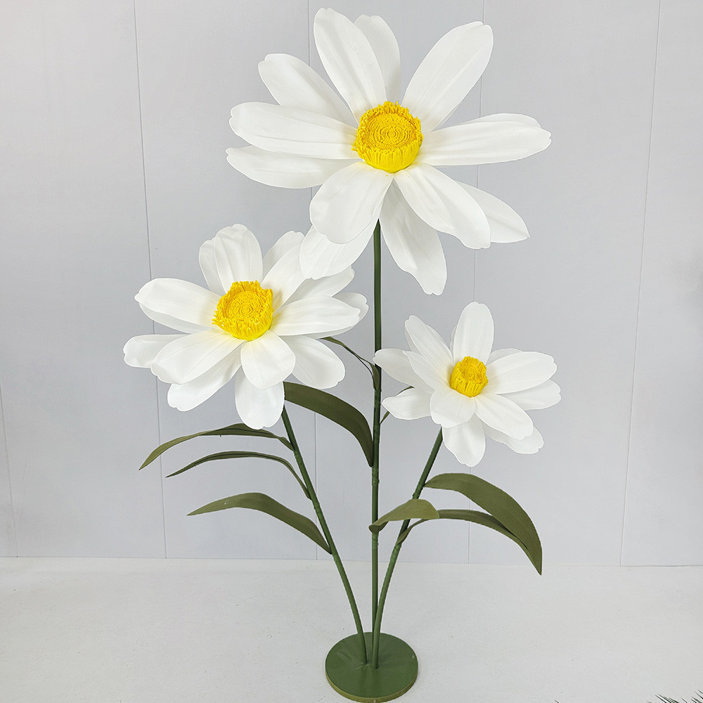 Giant Artificial Flowers Daisy Wedding Decor Props Stage Layout Wedding Road Guide Flowers