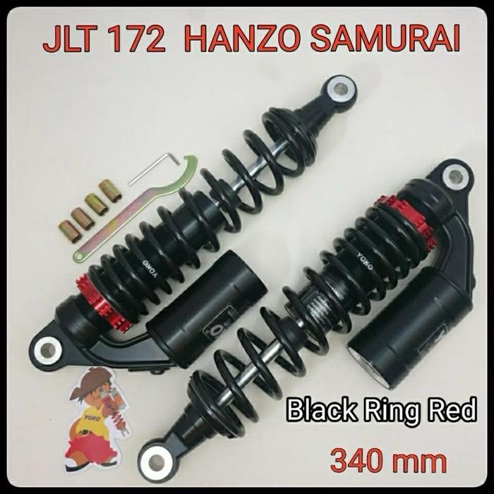 Shockbreaker Supra Jupiter YOKO HANZO SAMURAI (JLT 172) motor bebek ukuran 270mm 340mm tabung fungsi