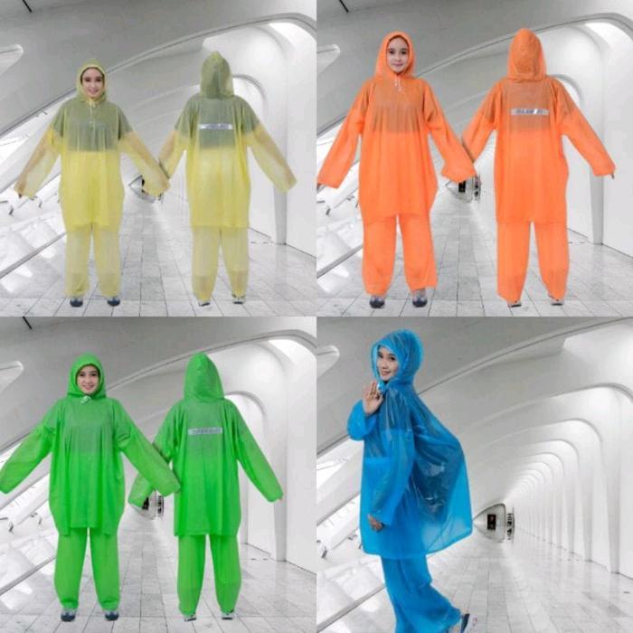 Jas Hujan Ponco lengan Celana Ibex Tiktok Jas Hujan Dewasa Ponco celana