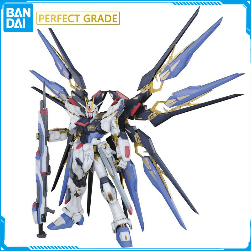 PROMO   In Stock Bandai PG 1/60 ZGMF-X20A Strike Freedom Gundam Original Model Anime Figure Model To