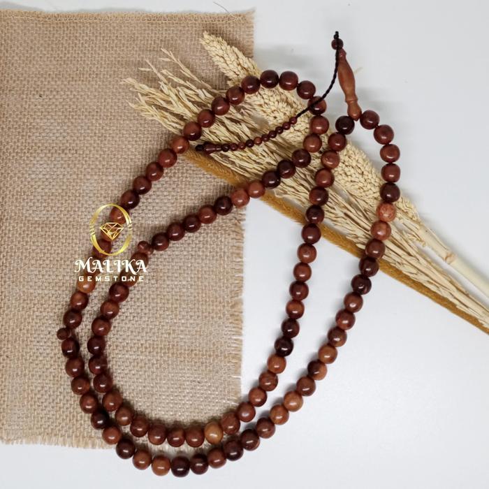 Tasbih 10 Mm Kayu Kokka / Kaoka / Kaukah 99 Butir 100% Natural